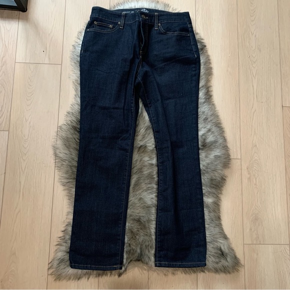 NWT St John’s Bay Straight Leg Dark Blue Jeans - Picture 4 of 7